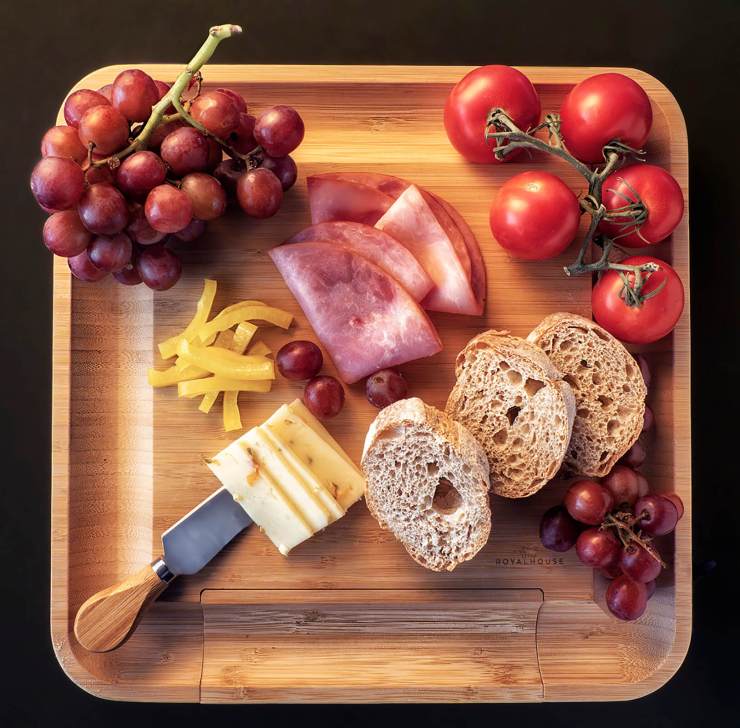 food photograph of charcuterie board by bob coates