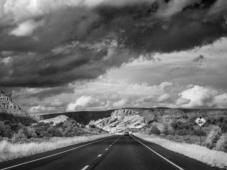 infrared photo highway 160 Colorado